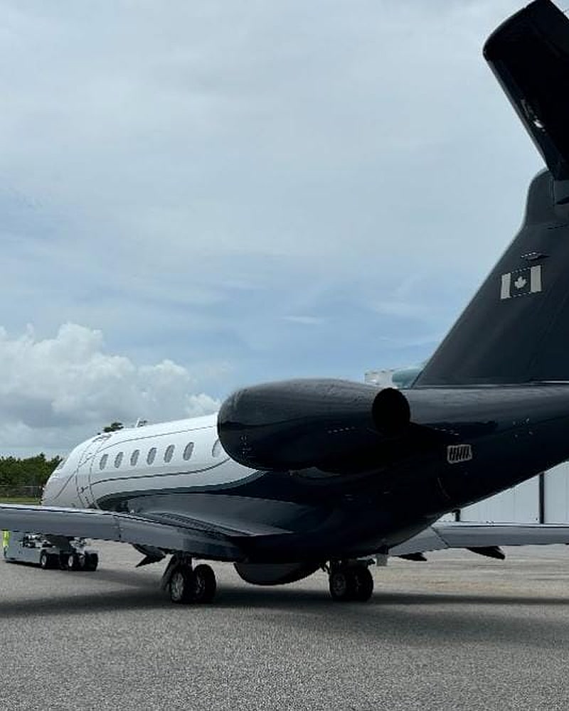 Embraer Praetor 600 on the apron
